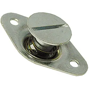 Behrents Dzus Button, 7/16" X 0.500", Steel, Self Eject, 10 Pack 1