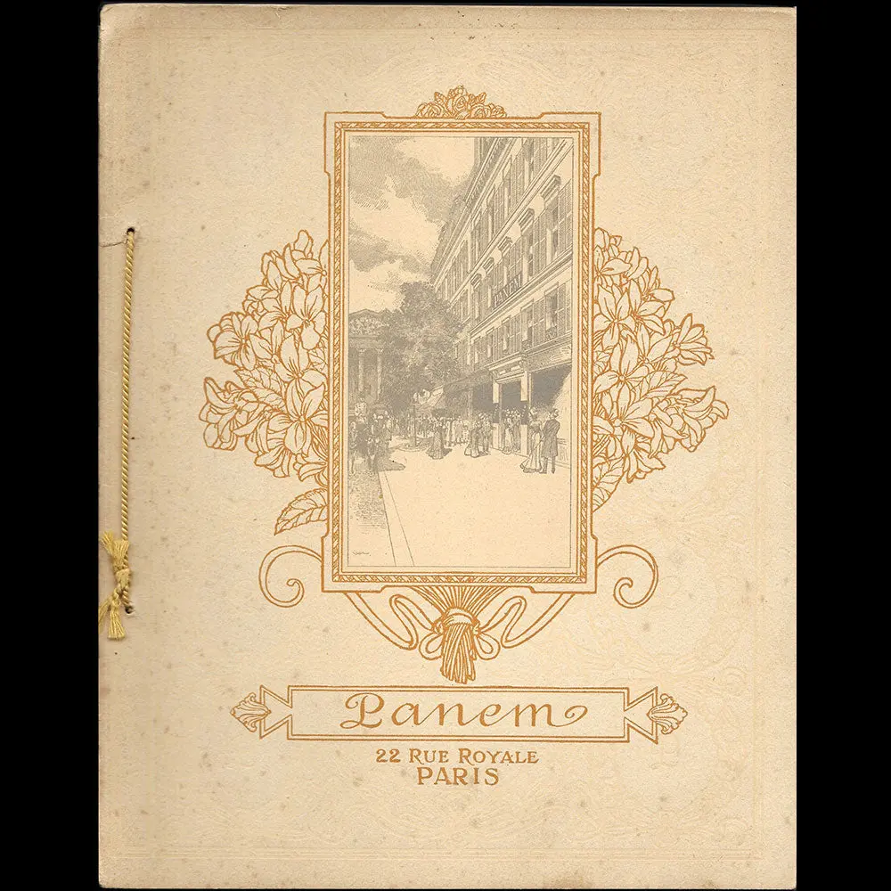 Panem - Livret De La Maison De Couture 22 Rue Royale À Paris (Circa 1905) 1
