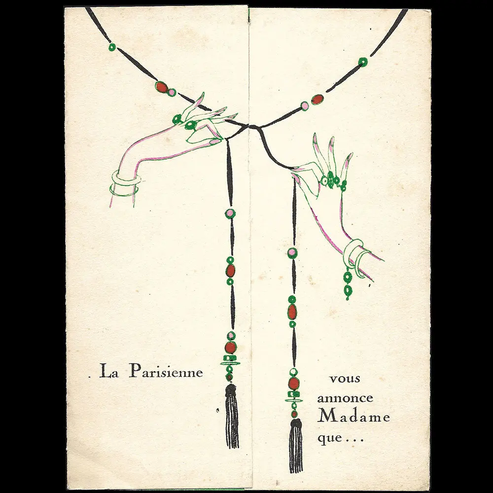Joseph Paquin - La Parisienne Vous Annonce, Invitation (1914) 1