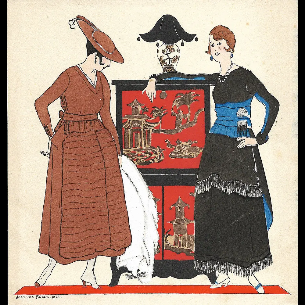 Les Elégances Parisiennes (Novembre 1916) - Robes De Paquin 1