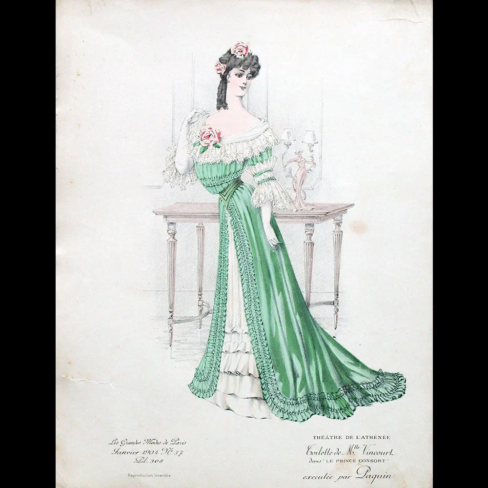 Paquin - Les Grandes Modes De Paris, Janvier 1904, Toilette Exécutée Par Paquin 1
