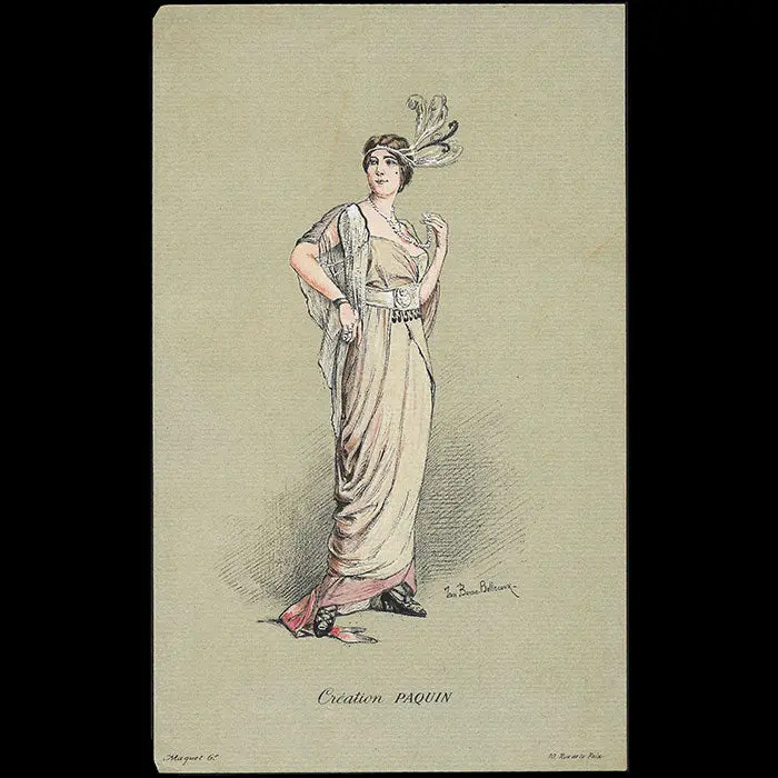 Paquin - Robe Par Jean Berne Bellecour (1913) 1