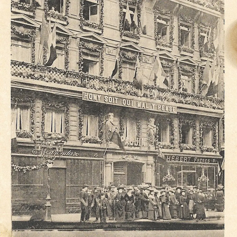 La Maison Paquin, 3 Rue De La Paix À Paris Lors De La Visite Du Roi Edouard Vii (1903) 2