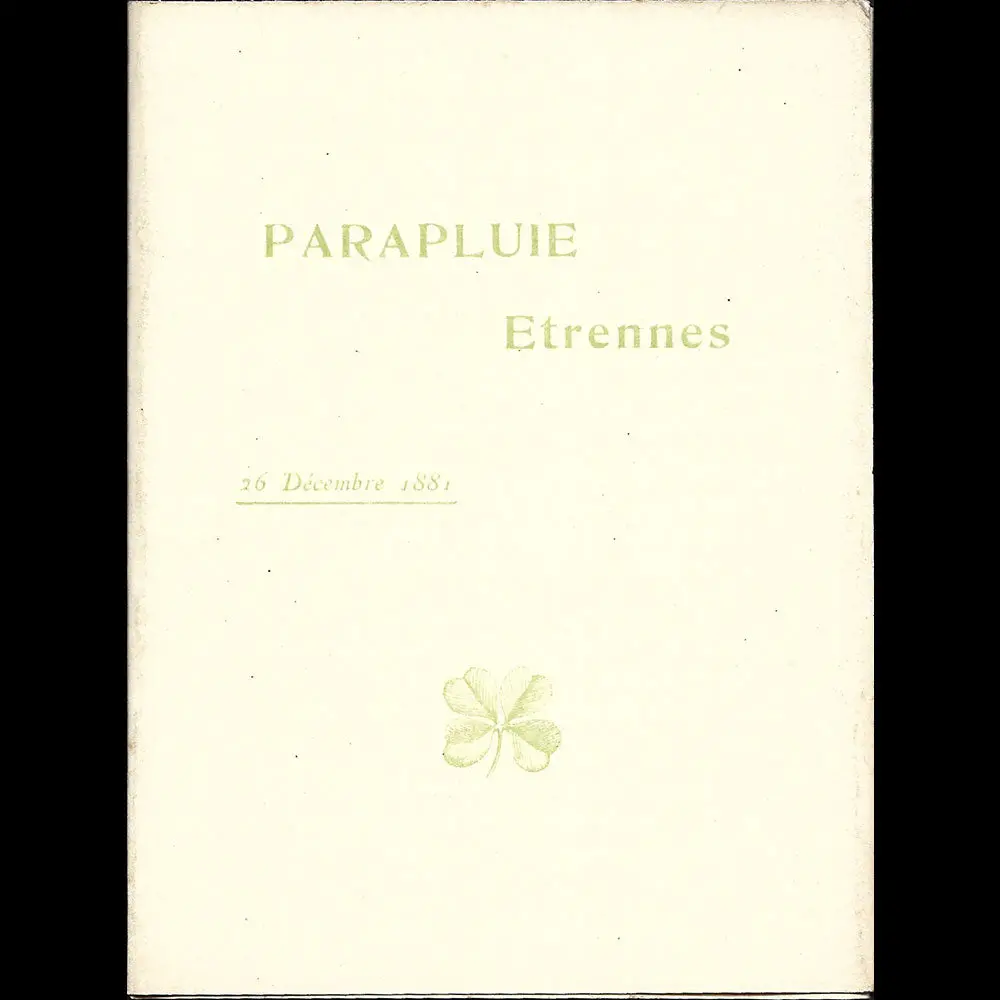 Parapluie Revel - Etrennes Par Jean Sarrazin (1881) 1
