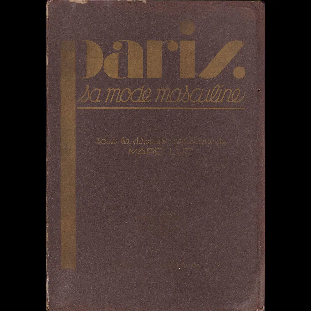 Paris, Sa Mode Masculine, Hiver 1930 1