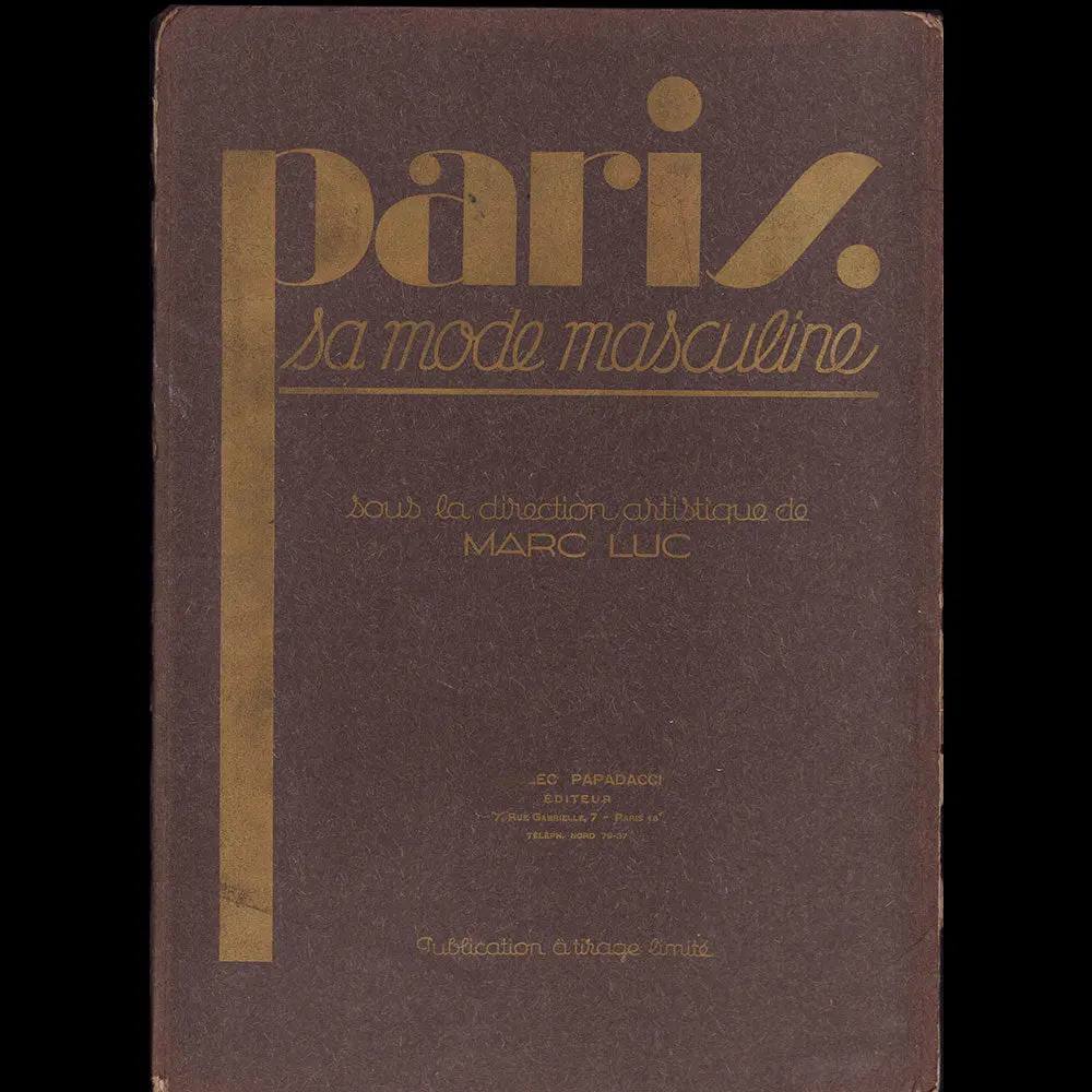 Paris, Sa Mode Masculine, Été 1931 1
