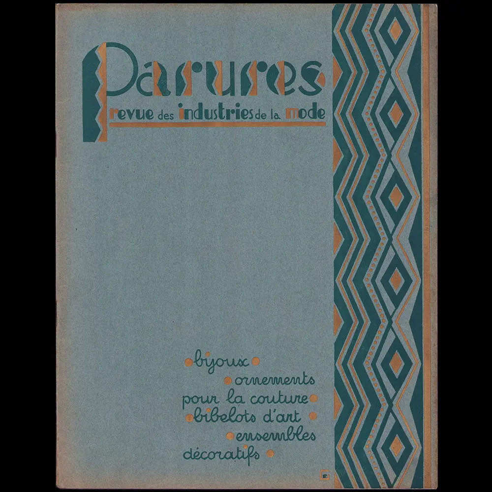Parures, Revues Des Industries De La Mode, N°12, Juin 1927 1
