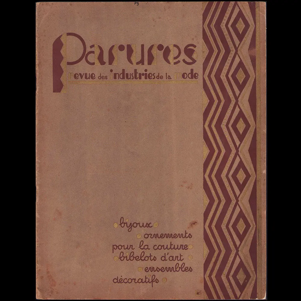 Parures, Revues Des Industries De La Mode, N°11, Mai 1927 1