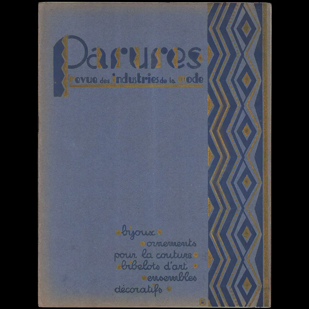 Parures, Revues Des Industries De La Mode, N°15, Septembre 1927 1