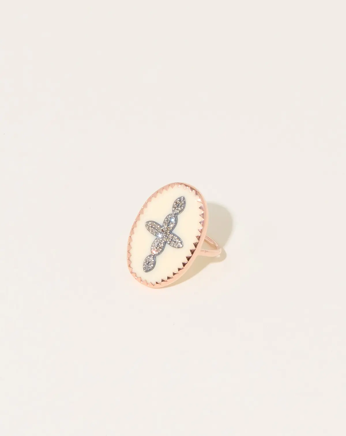Bowie No. 3 Diamond Ring In White 1
