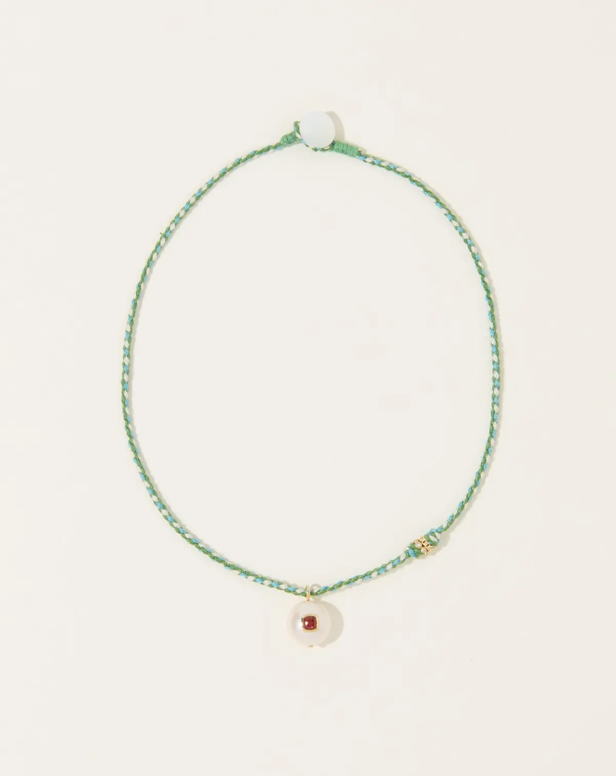 Eddie Necklace In Garnet 1