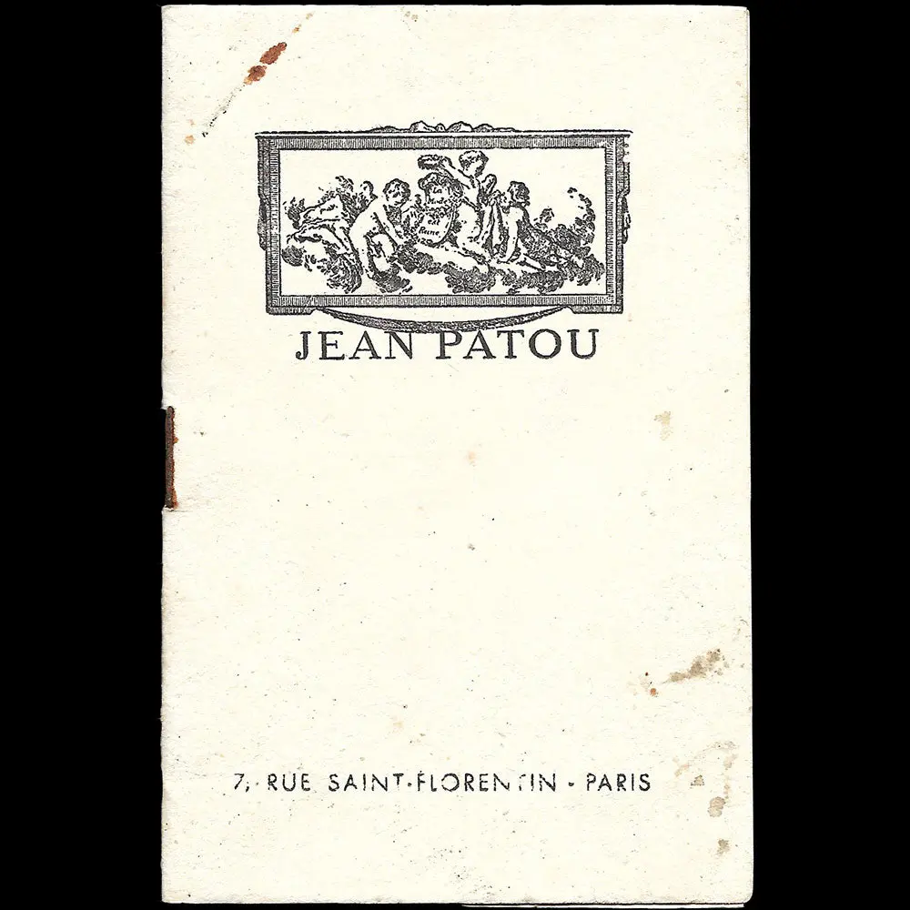 Patou - Programme De Défilé De La Collection Automne-Hiver 1951 1