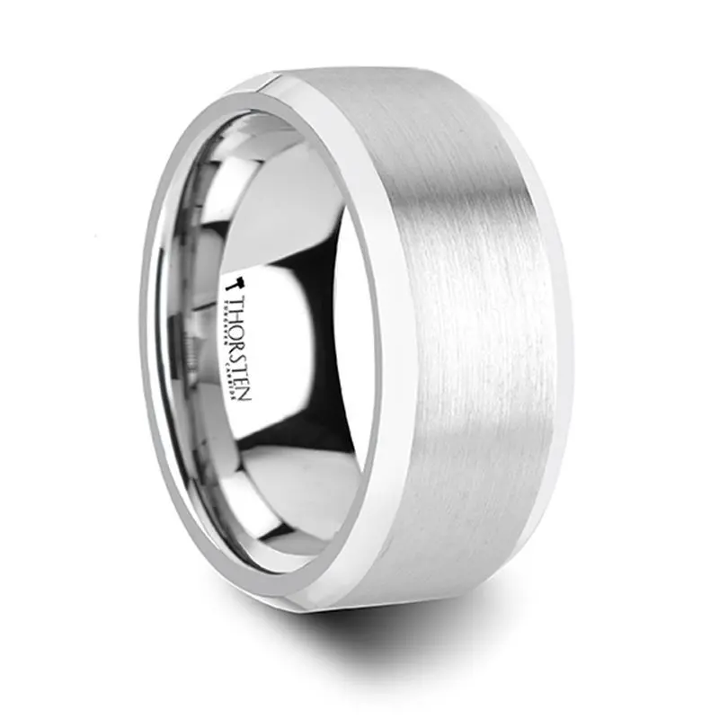 Petersburg | Tungsten Ring White 1