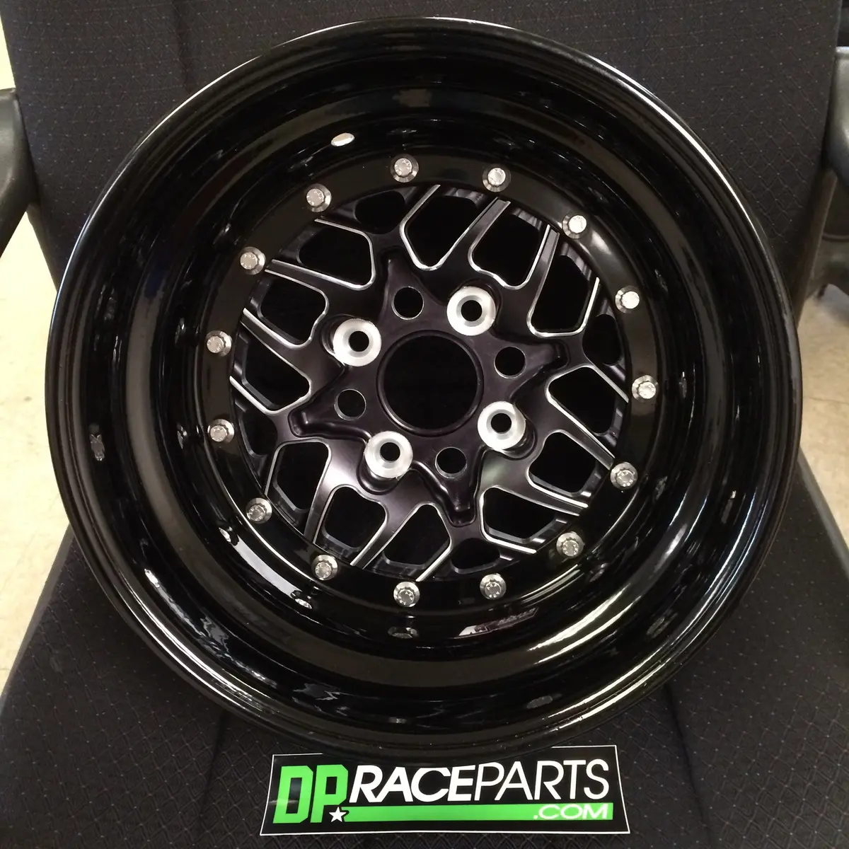 Keizer "Slepen" Honda Drag Wheel - No Bead Lock Black Barrel 1