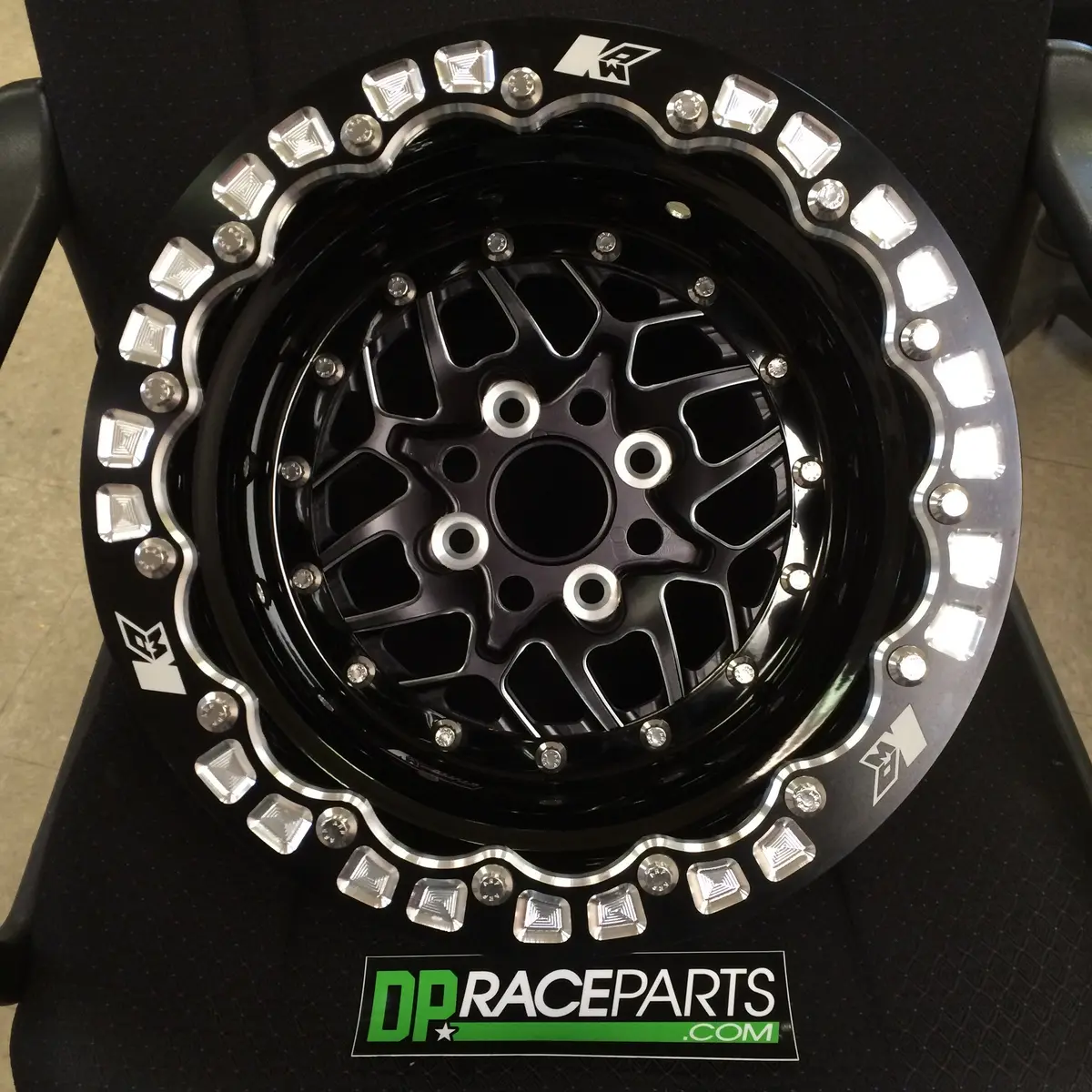 Keizer "Slepen" Honda Drag Wheel - Black Barrel 1