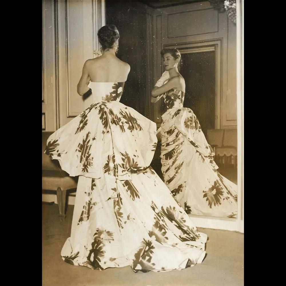 Pierre Clarence - Robe Du Soir Jullouville, Deux Tirages D'époque (1954) 1