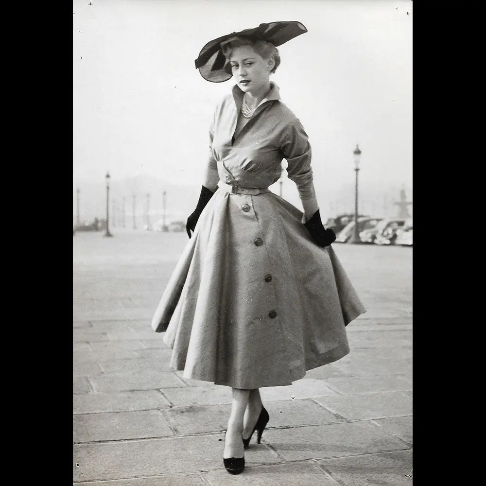 Pierre Clarence - Robes Pour Le Printemps 1952, Deux Tirages D'époque 1