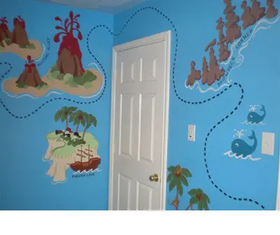 Pirate Pete's Treasure Map - Lg Wall Mural 2