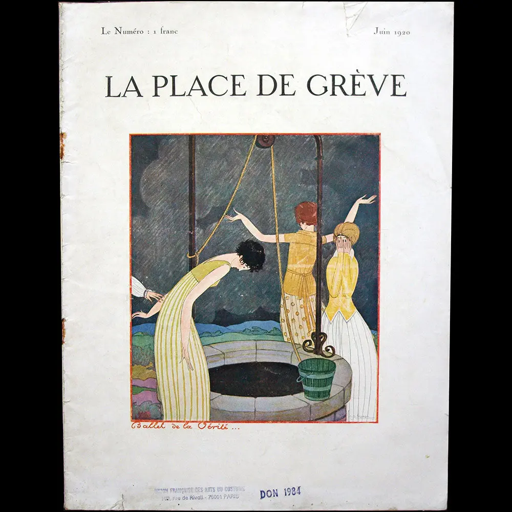 La Place De Grève (Juin 1920), Couverture De Georges Lepape 1