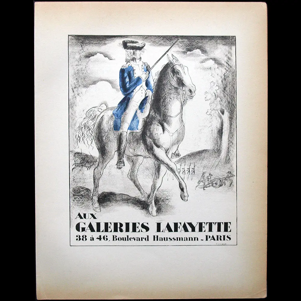 Aux Galeries Lafayette, Planche Par Cochet Pour Pan L'annuaire Du Luxe (1928) 1