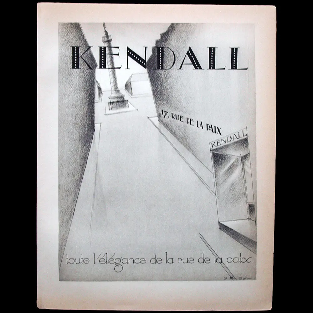 Kendall, Toute L'élégance De La Rue De La Paix, Planche Par Dyl Pour Pan L'annuaire Du Luxe (1928) 1