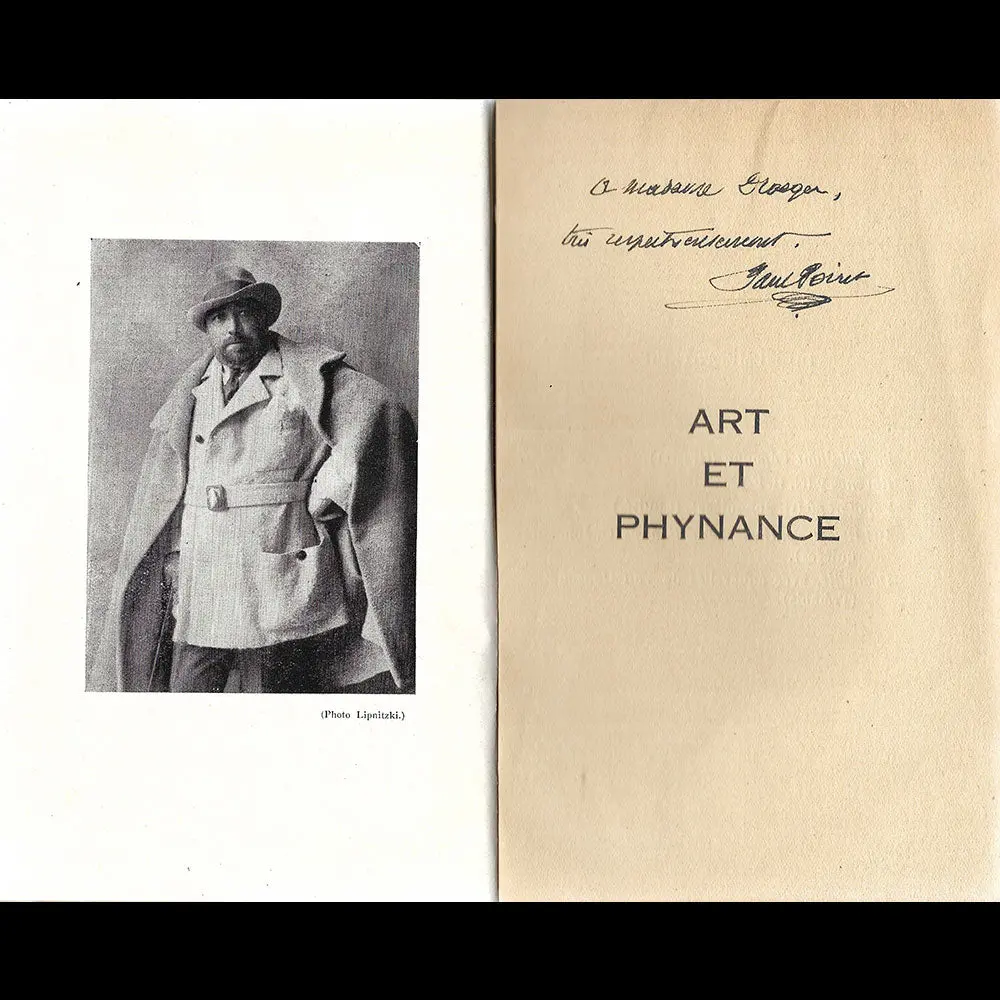 Poiret - Art Et Phynance, Mémoires De Paul Poiret, Avec Envoi (1934) 2