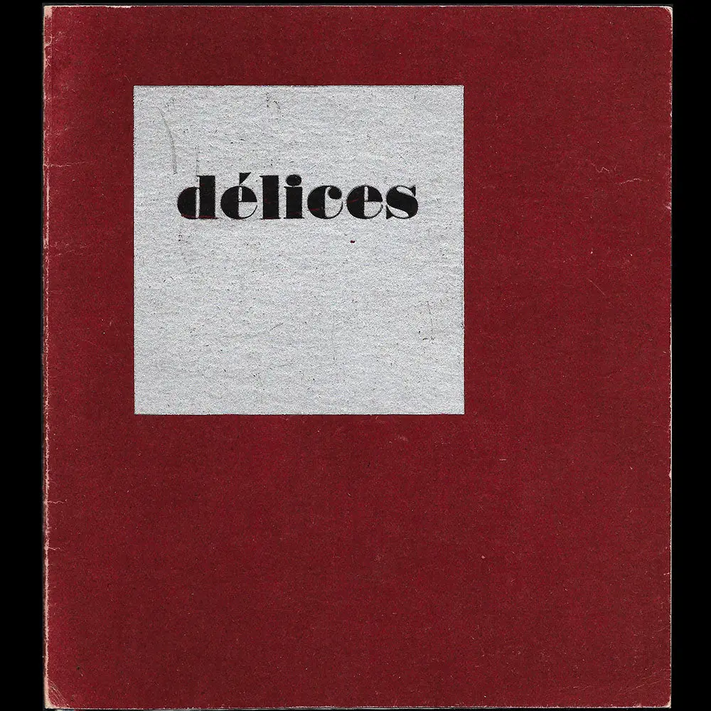 Paul Poiret - Menu D'inauguration De La Péniche Délices À L'exposition Des Arts Décoratifs (1925) 1