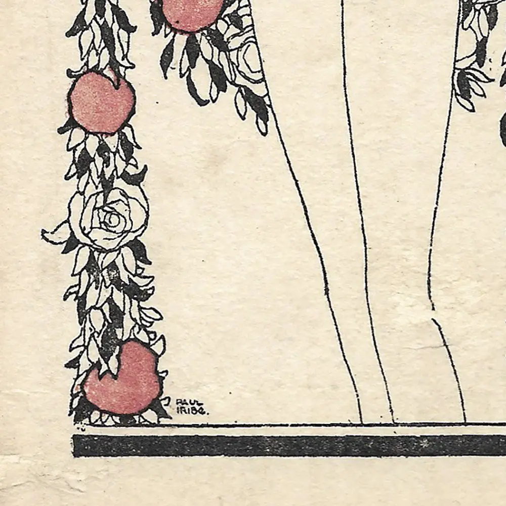 Poiret - Vignette De Paul Iribe Pour L'album Les Robes De Paul Poiret (1908) 2