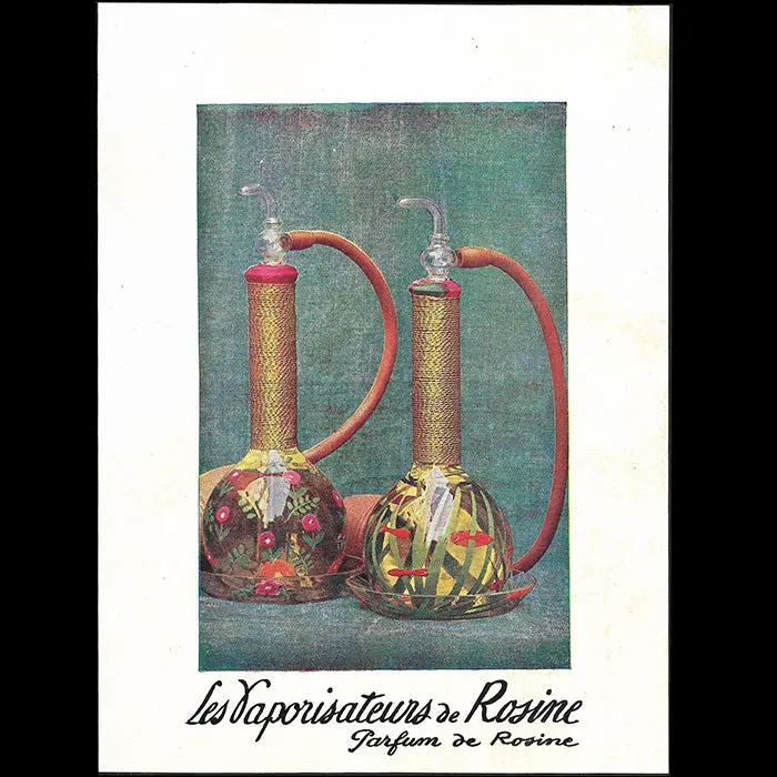 Paul Poiret - Les Vaporisateurs De Rosine, Parfum De Rosine (Circa 1920) 1
