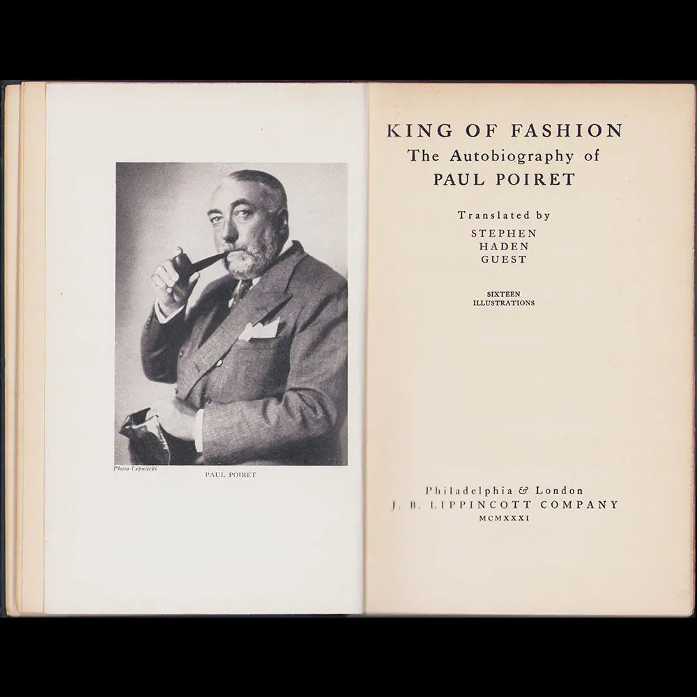 Paul Poiret - King Of Fashion, Édition Américiane De En Habillant L'epoque (1931) 2