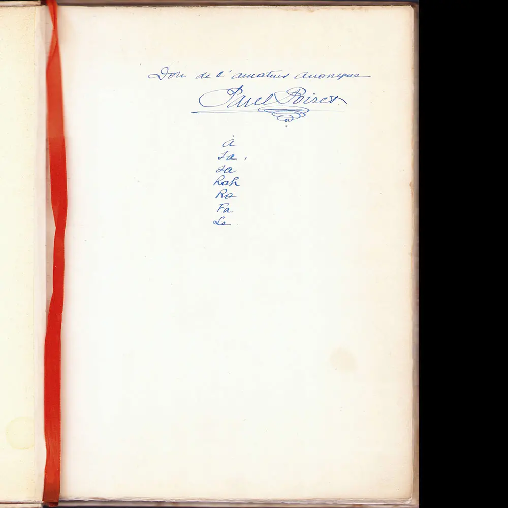 Poiret - Ballet Italien De Gastoldi, Exemplaire Exceptionnel De Sarah Rafale, Dédicacé Par Paul Poiret (Circa 1912) 2