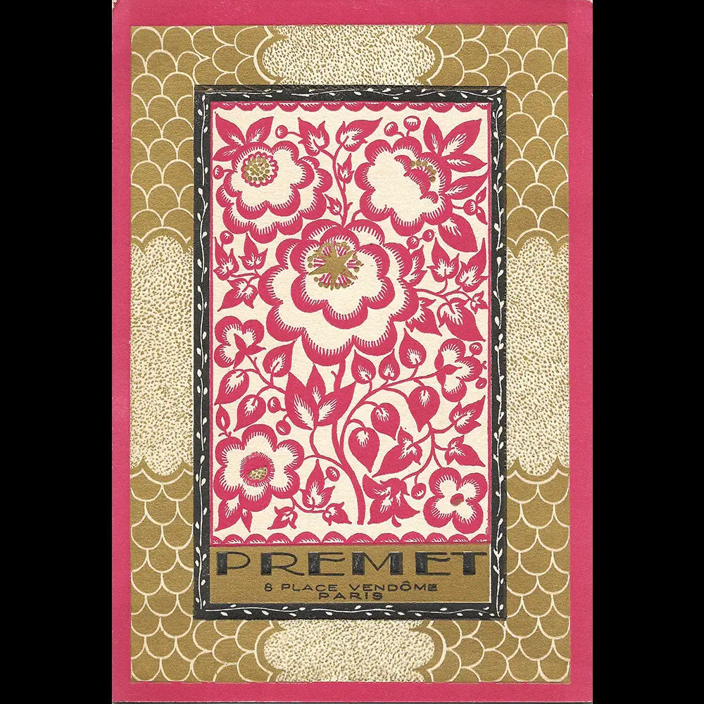 Premet - Carte D'invitation, 8 Place Vendôme, Paris (1910S) 1