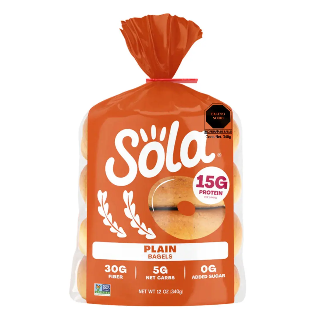 Bagel Keto Sola Sabor Natural 1