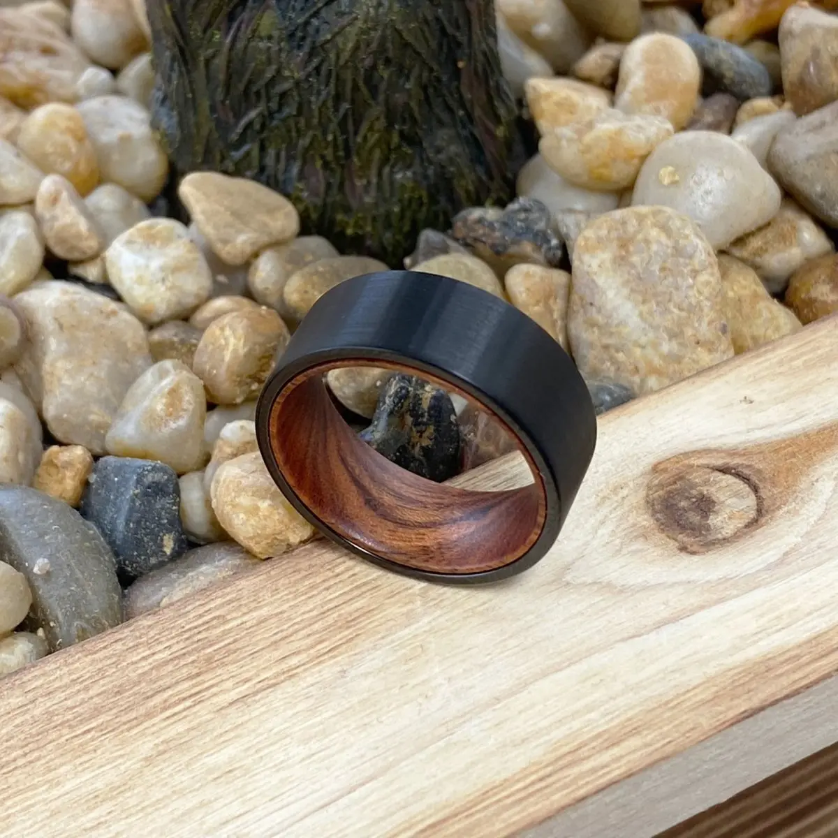 Quest | Iron Wood, Black Flat Brushed Tungsten 6