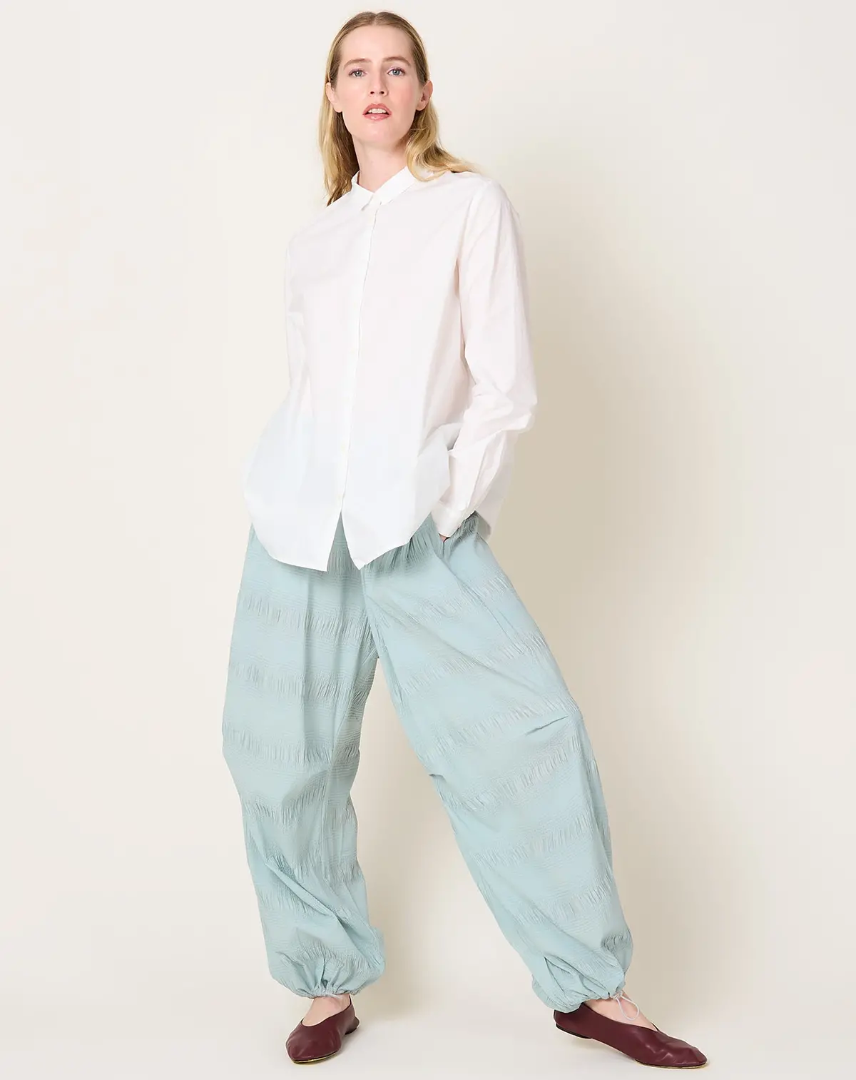 Fezco Pant In Seafoam Pucker 1