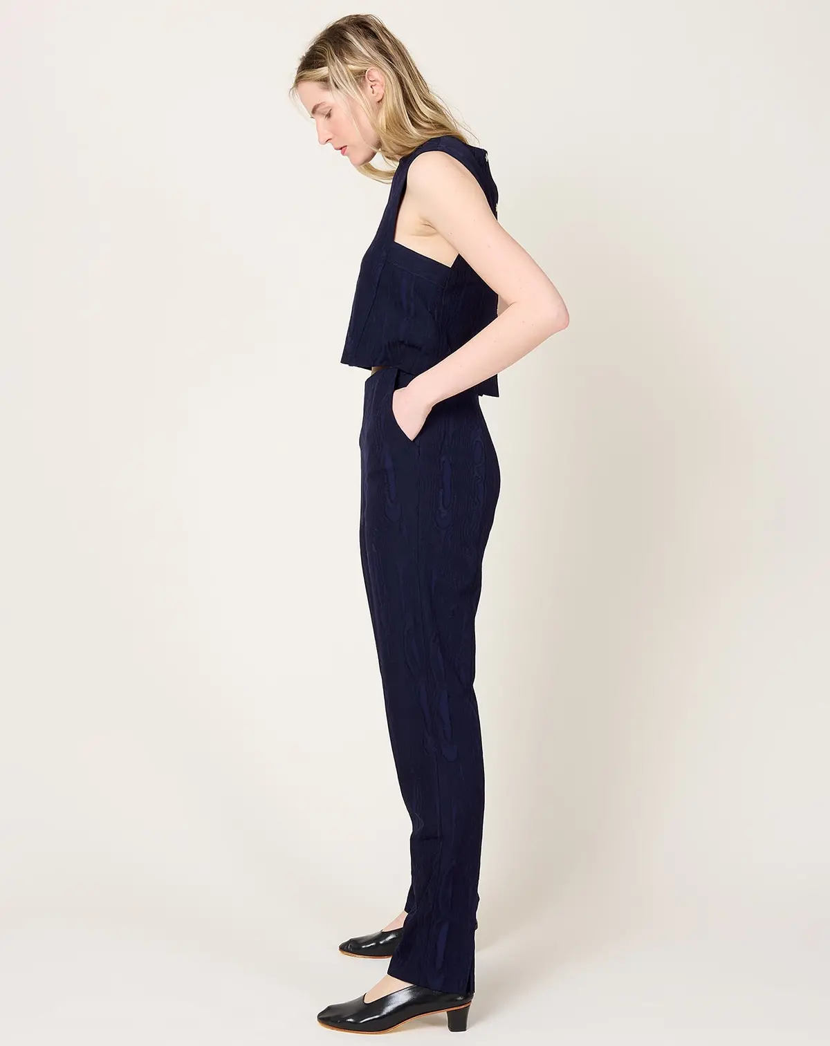 Fractal Pant In Navy Moreen 2