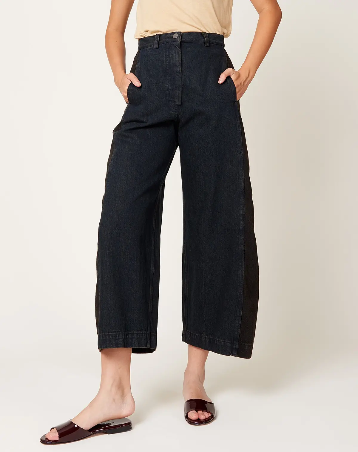 Garra Pant In Brown Overdye Mission Denim 1