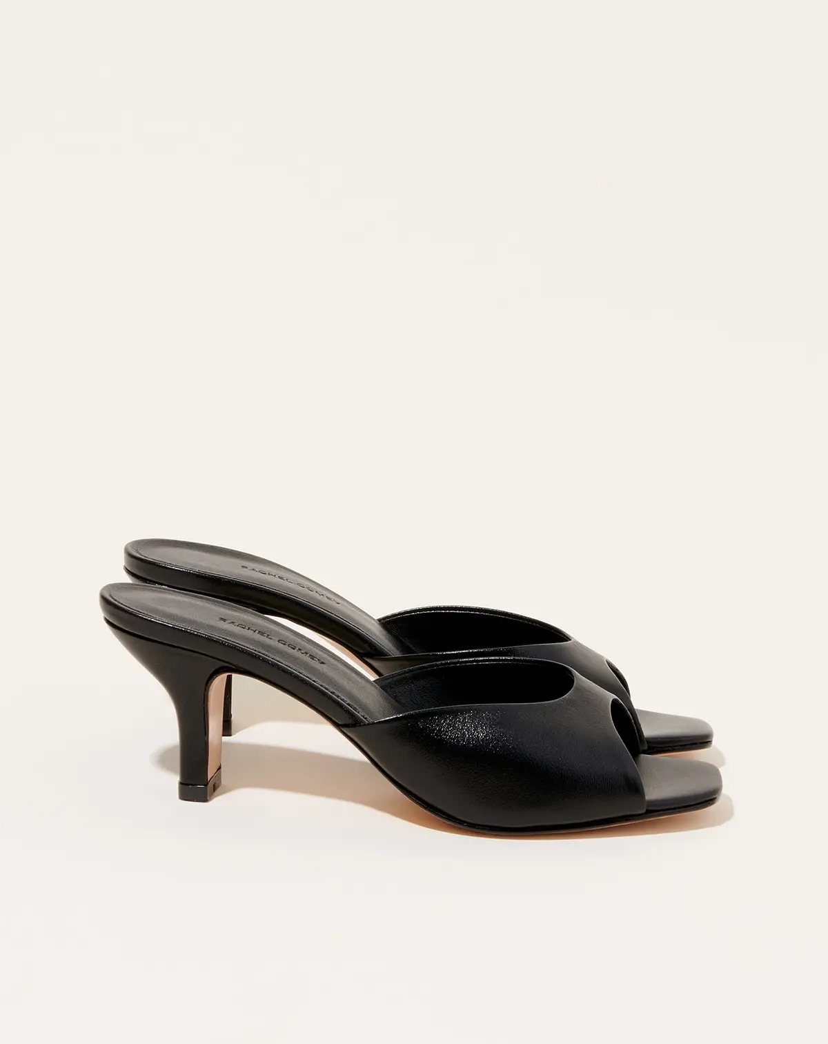 Kitten Heel In Black Nappa Leather 1