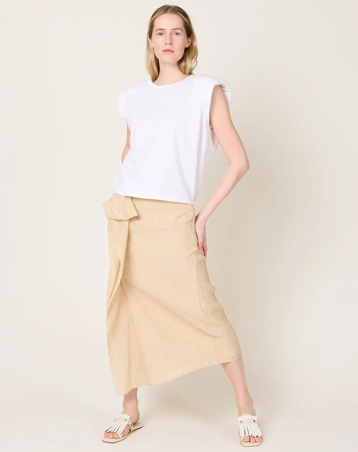 Nesom Skirt In Light Peach 1