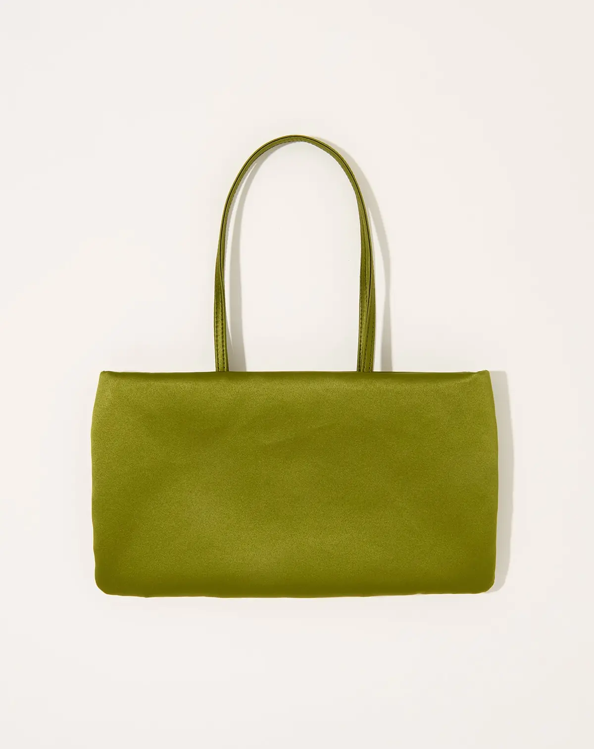 Pillow Bag In Pistachio Satin 1