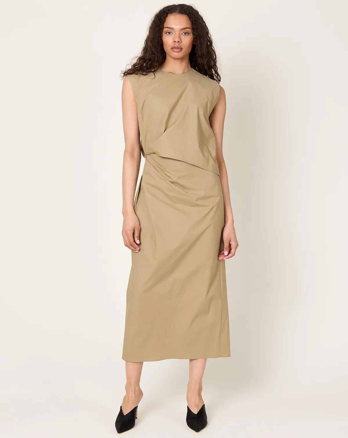 Rini Dress In Khaki 1