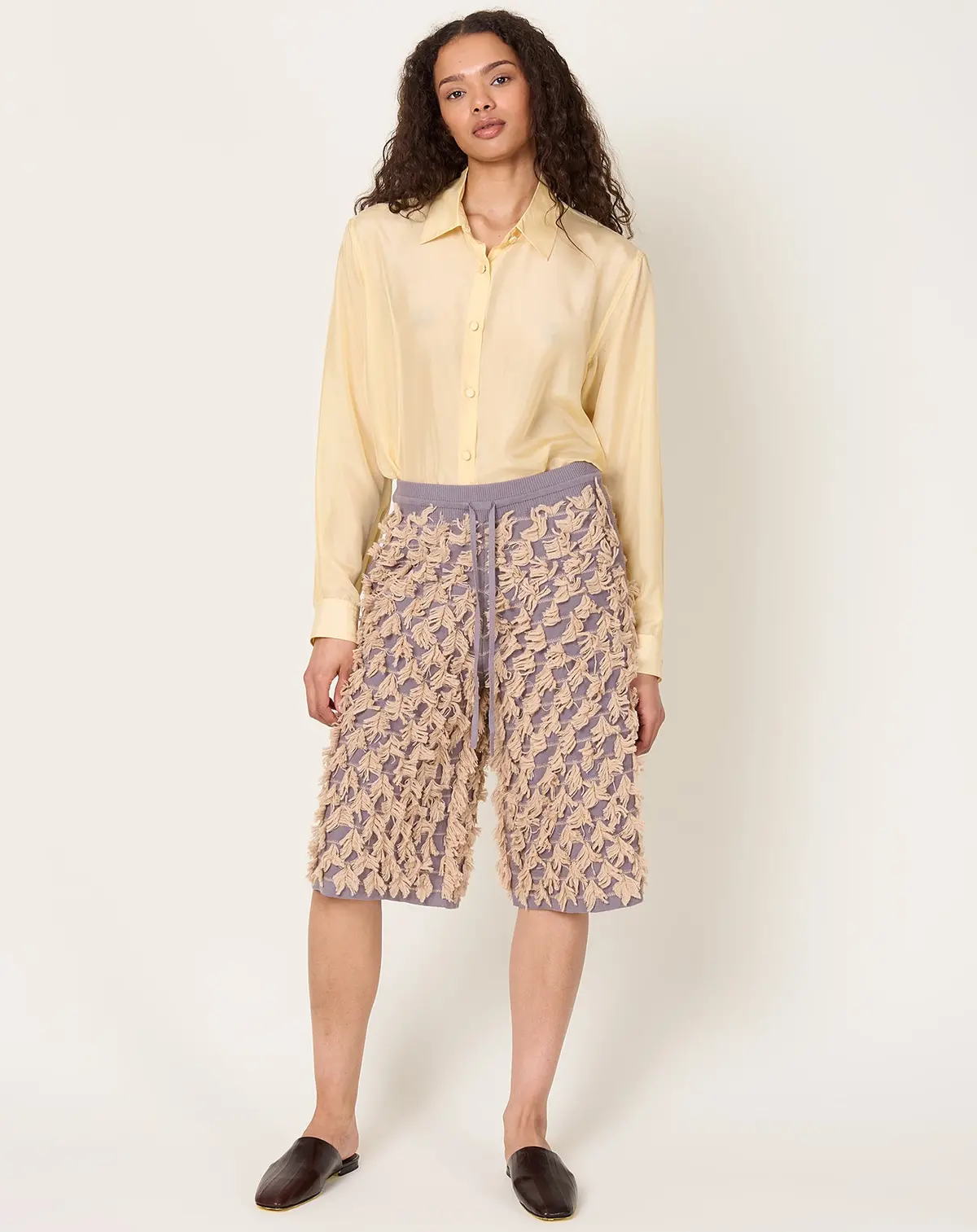 Soleil Short In Dusty Mauve & Blush 1