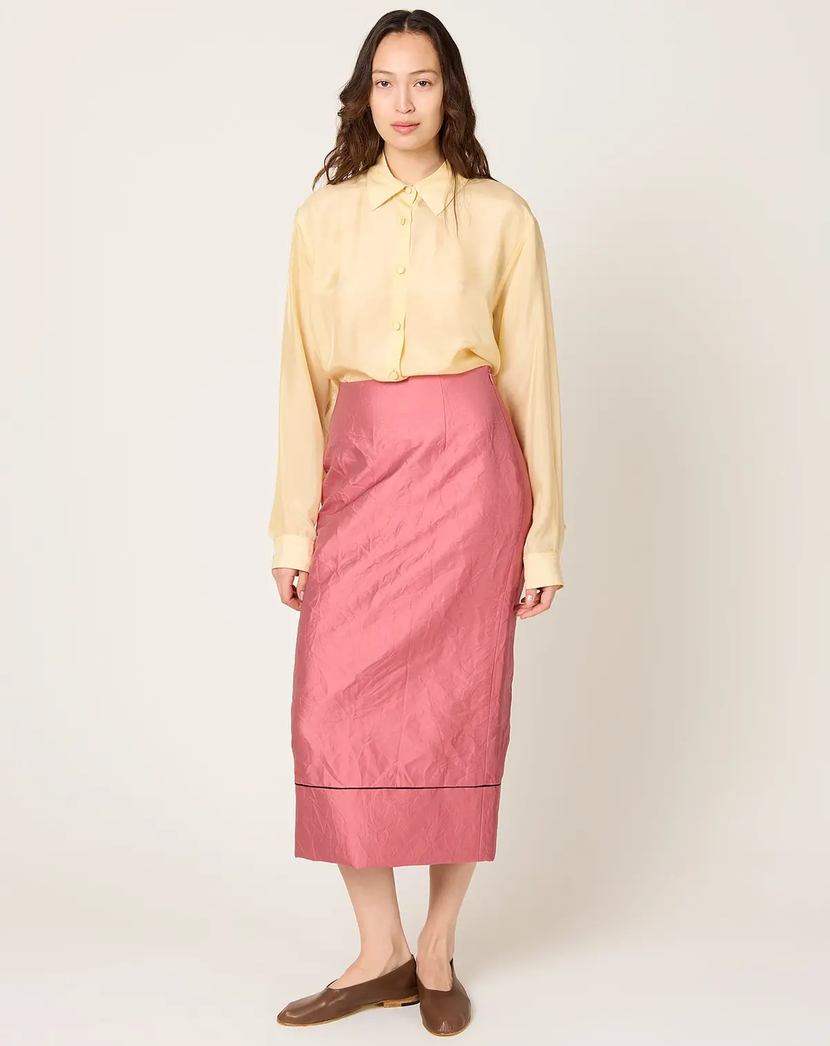 Vick Skirt In Dark Pink 1