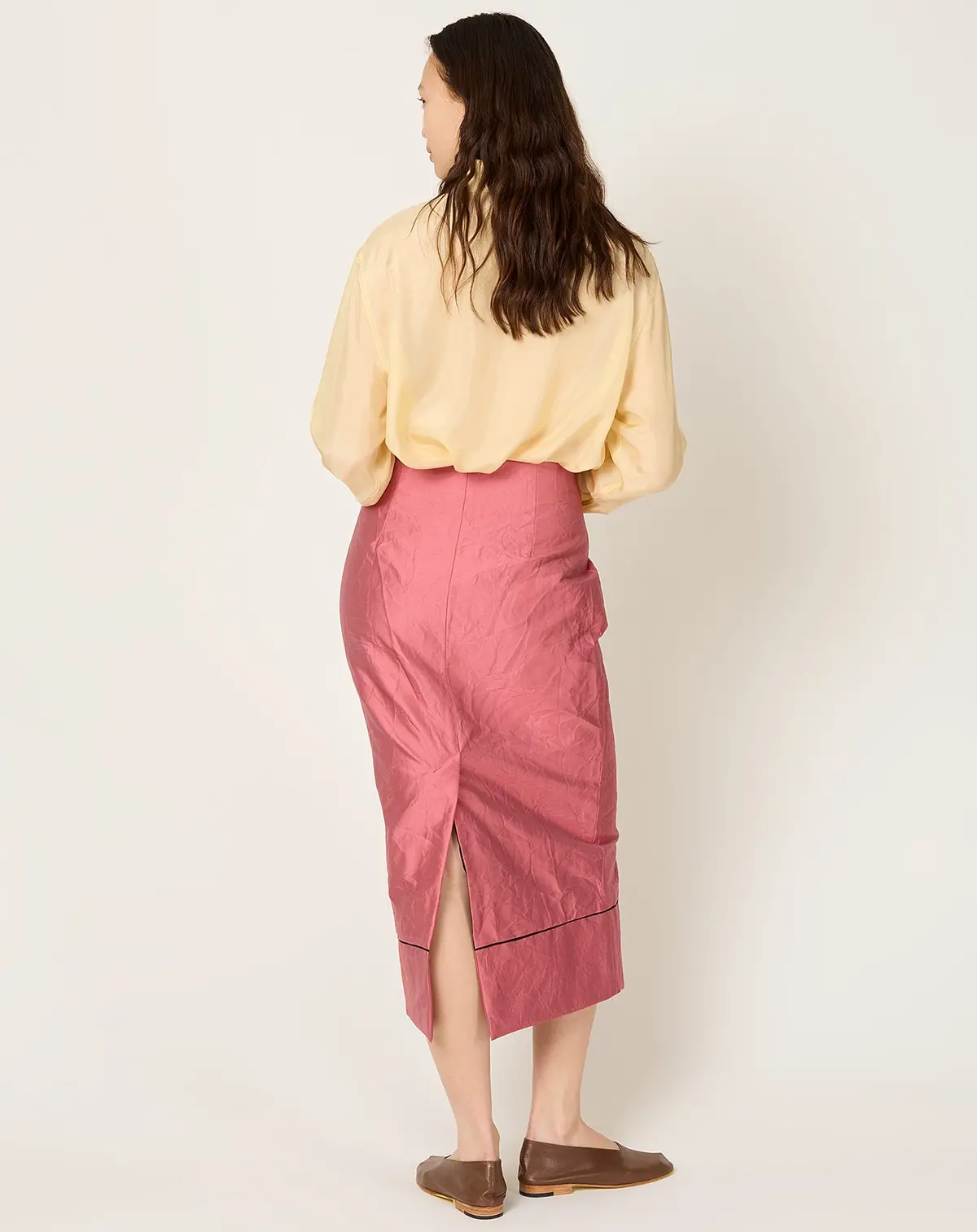 Vick Skirt In Dark Pink 3