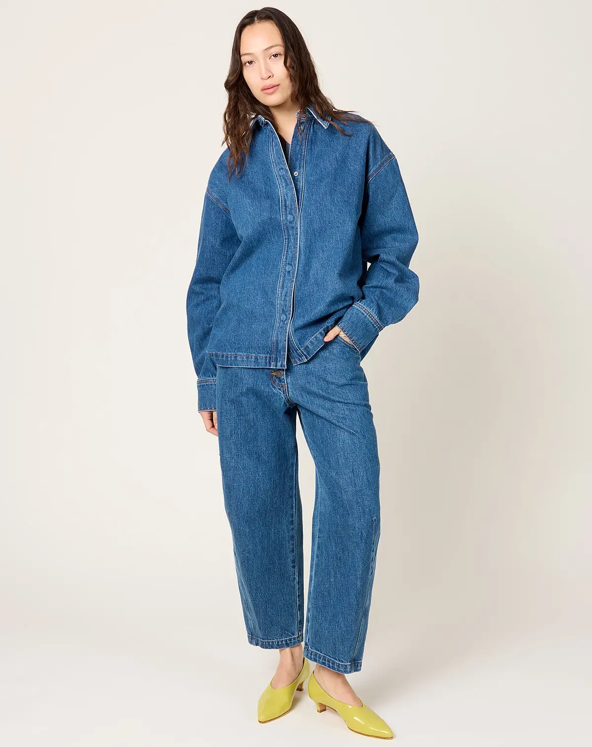 Wade Shirt In Cool Indigo 1