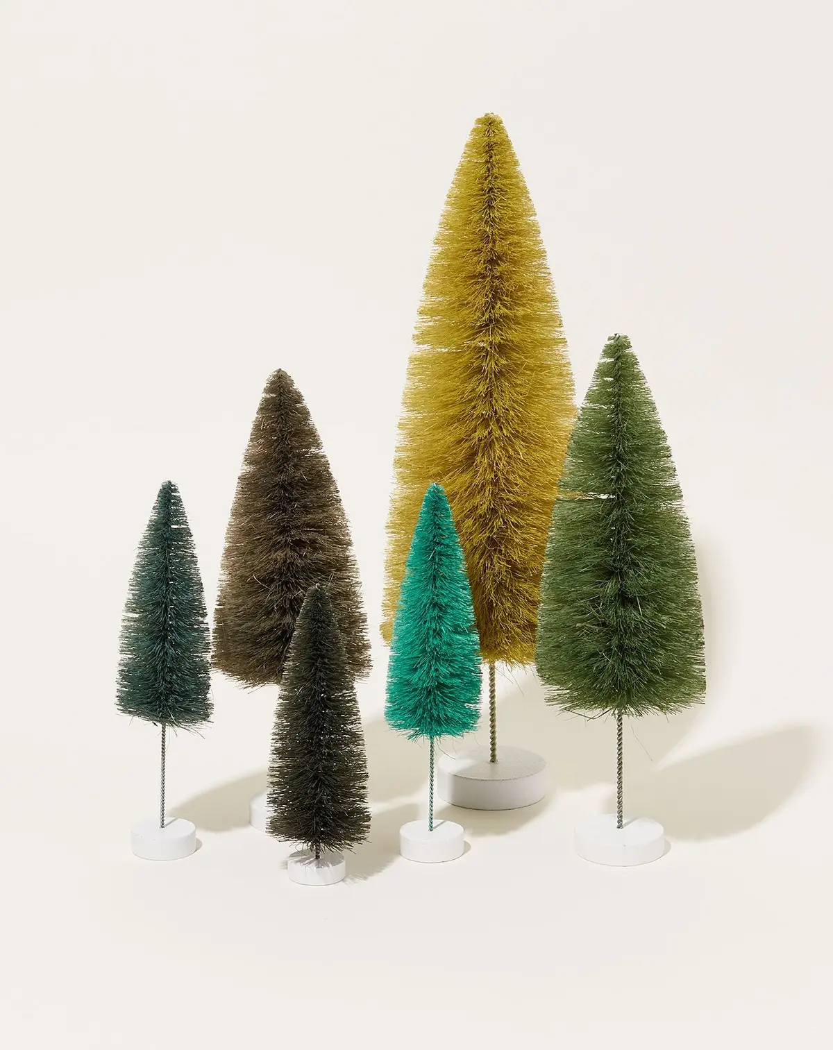 Bottle Brush Trees In Green 1
