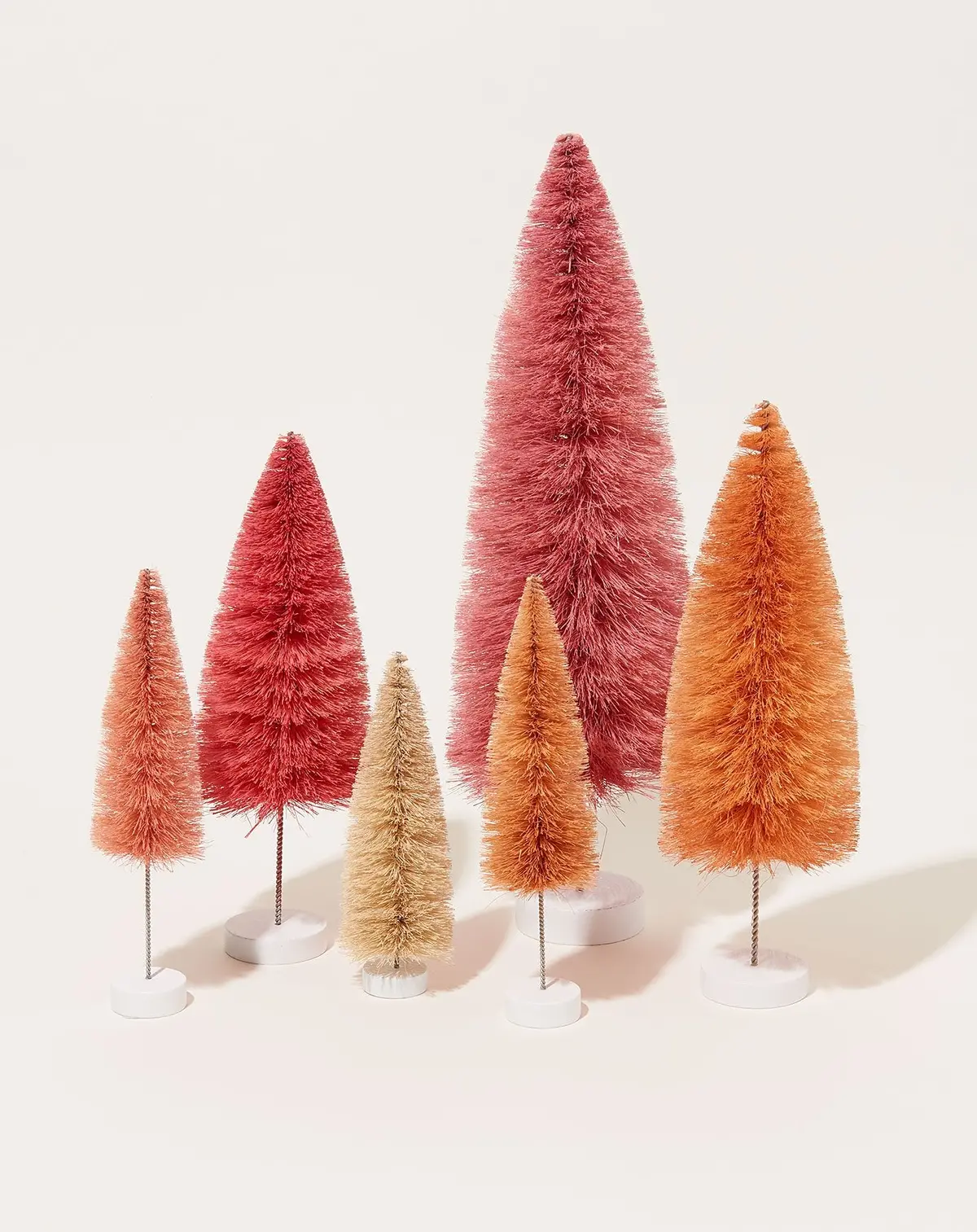 Bottle Brush Trees In Pink 1