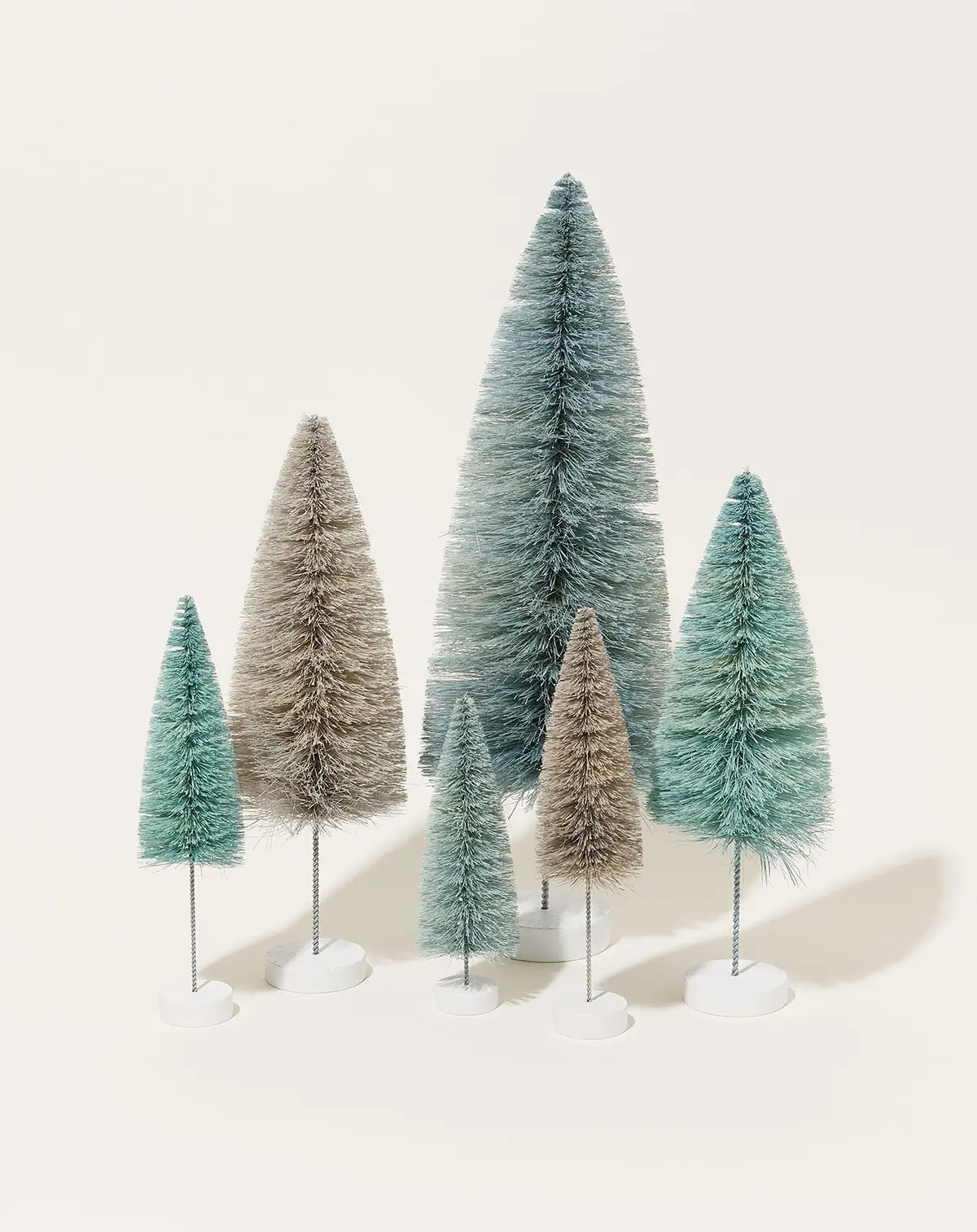Bottle Brush Trees In Winter Blue 1