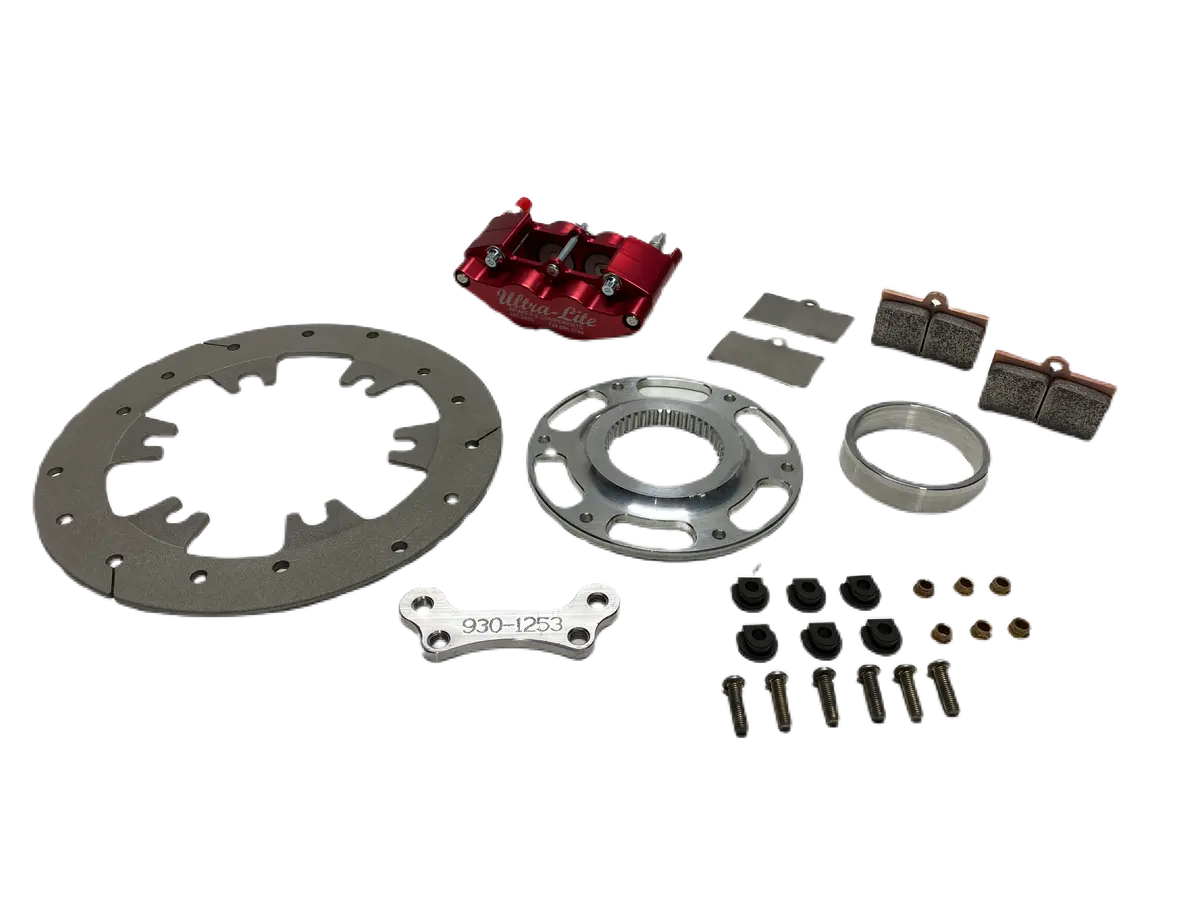 Red Devil Right Rear Ti Brake Kit 1