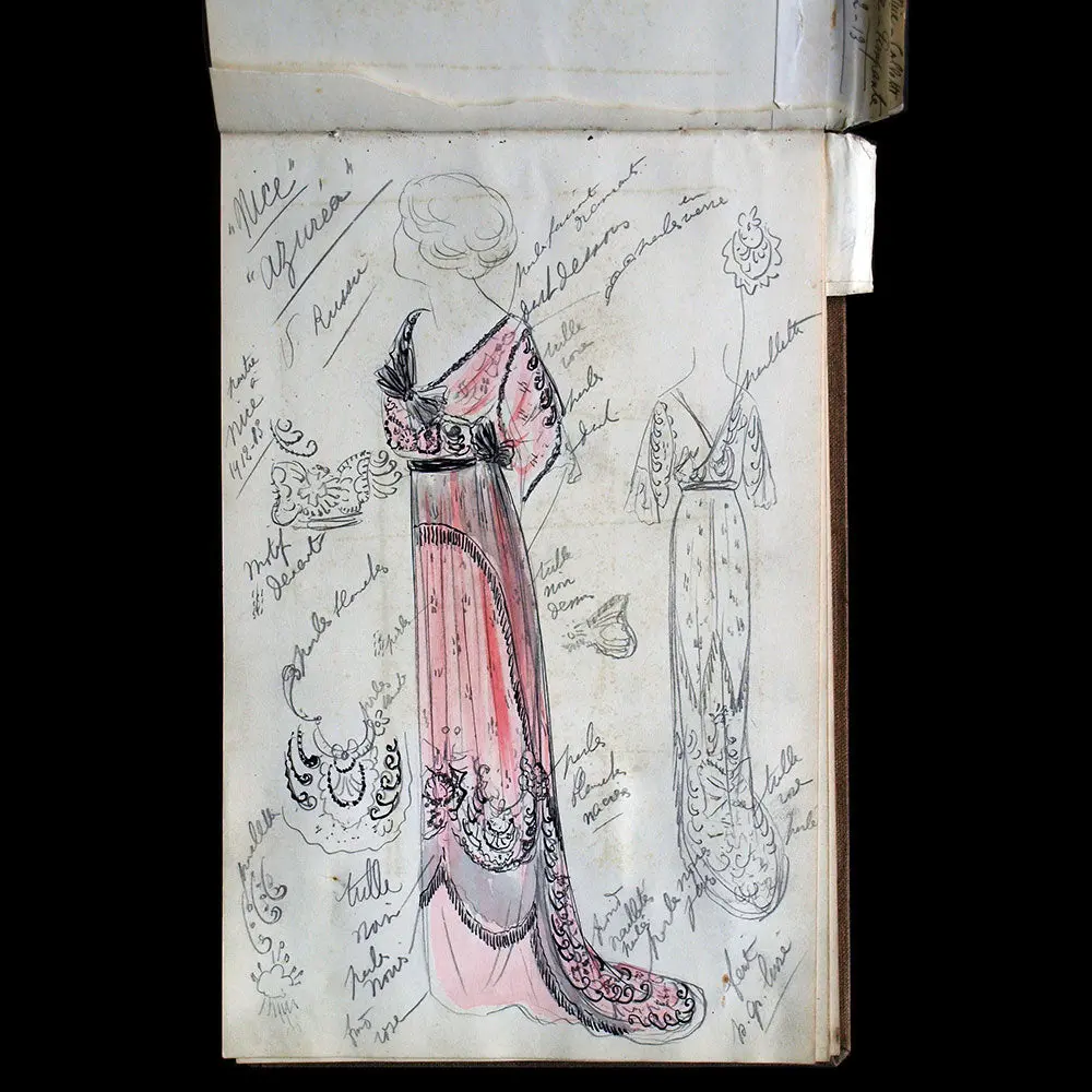 Redfern - Ensemble De Dessins De 19 Modèles Pour L'hiver 1912-1913 2